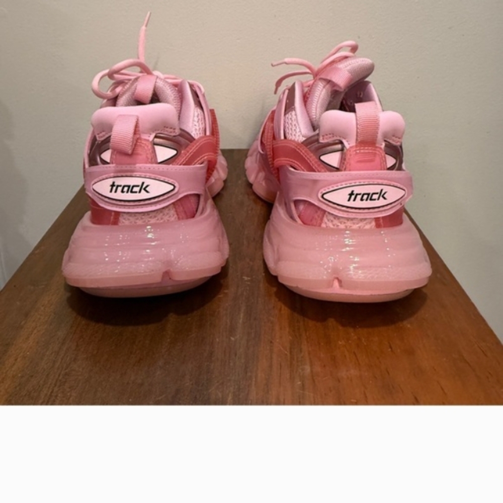 Authentic Balenciaga Pink Track Sneakers - Pink - Picture 2 of 8